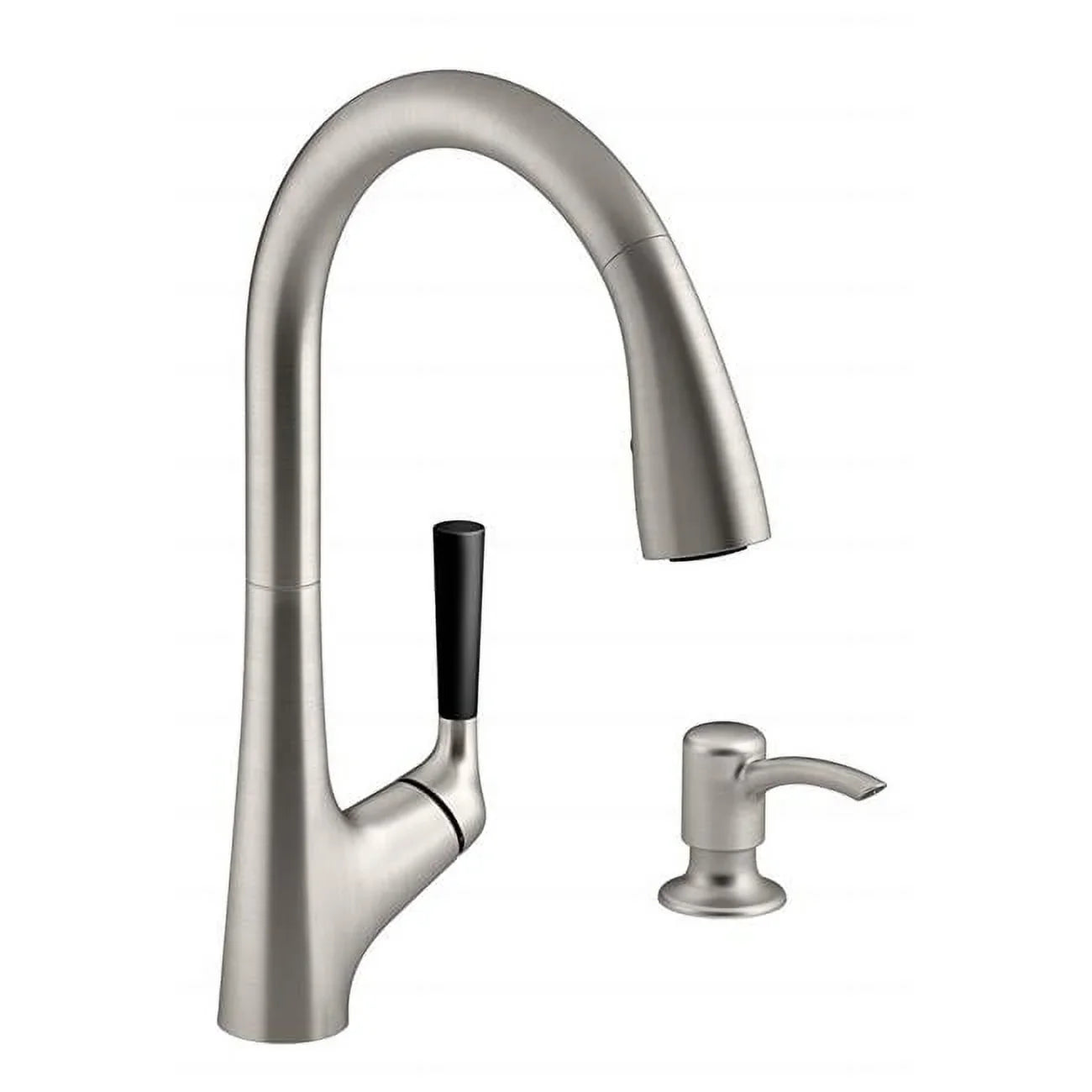 Kohler R562-- Vibrant Stainless Steel Malleco Pull-Down Kitchen Faucet Kit