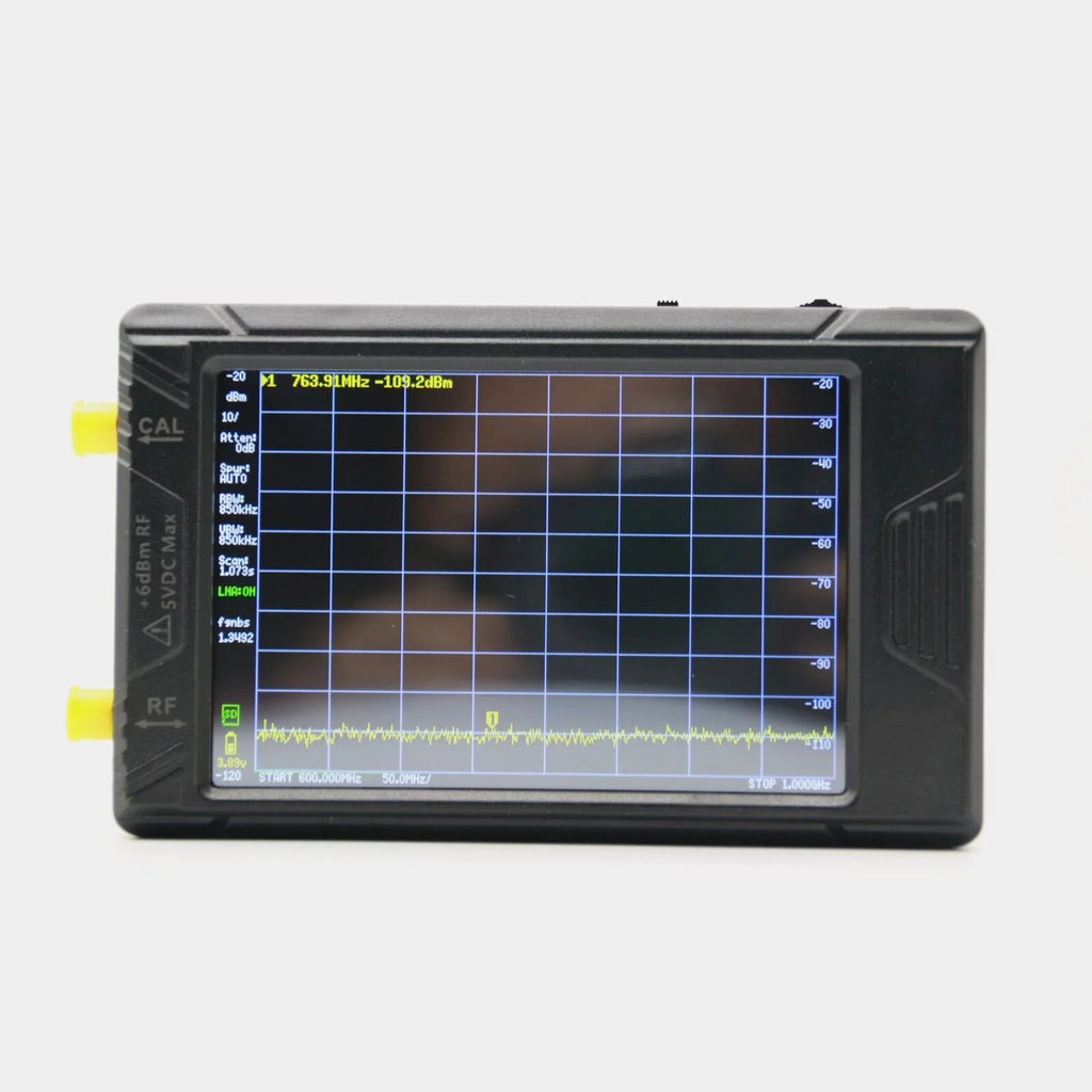 For TinySA  Handheld Tiny Spectrum Analyzer 4"  Touch 100K-5.3GHz