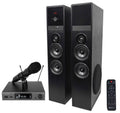 Audio Technica -3212/C710DE2 Wireless Handheld Mic+Tower Home Theater Speaker