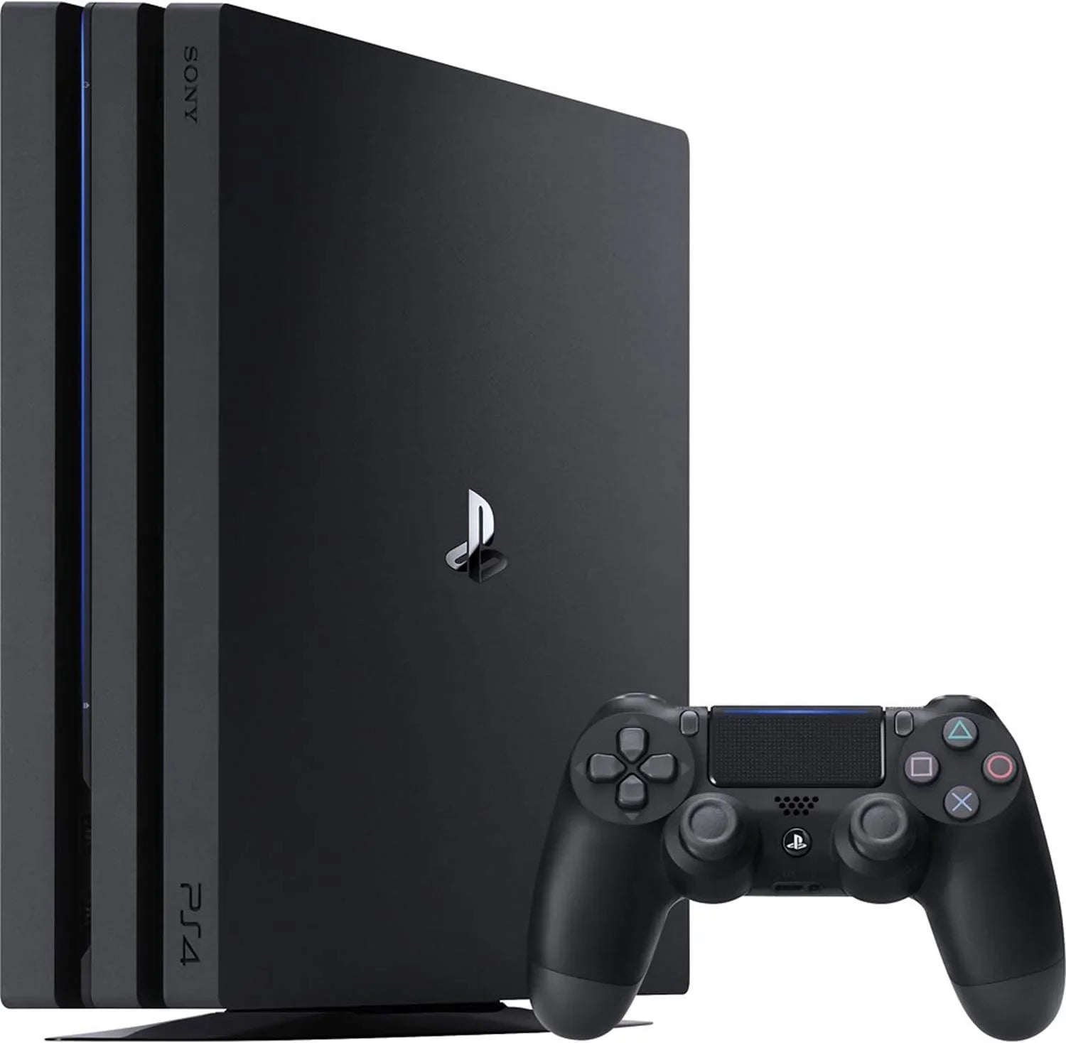 Sony PlayStation 4 Pro 1TB Gaming Console Black Headset With   Cleaning Kit Bundle Like New