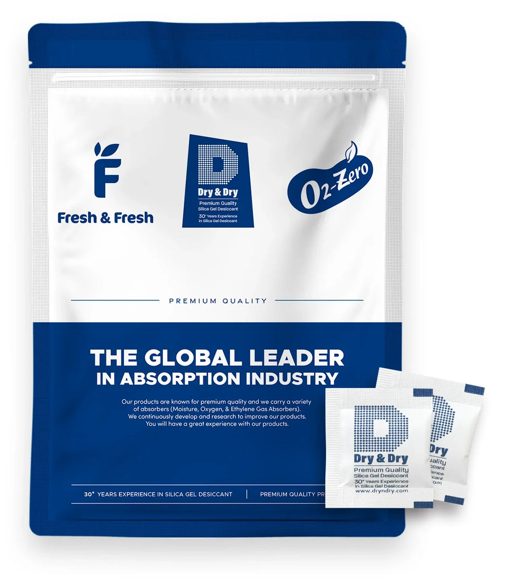 1 Gram [1000 Packs] "Dry & Dry" Premium Silica Gel Packets Desiccant Dehumidifiers - Rechargeable Paper ( Compliant)