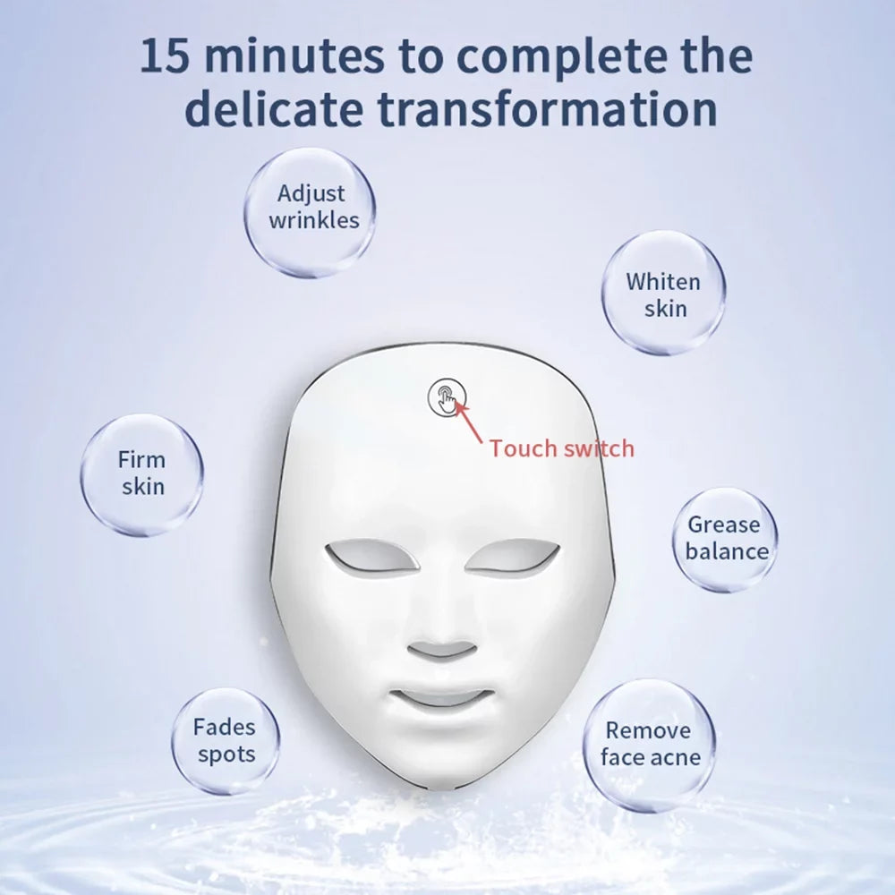 Yabuy Beauty Instrument for Rejuvenation Colorful Photon with 90  Lamp Rechargeable