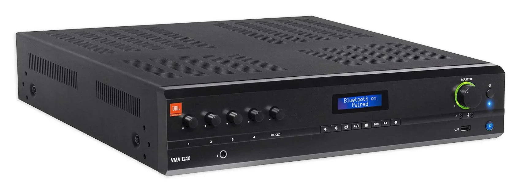 VMA1240 Commercial/Restaurant 240W 70v Amplifier+(6)  5.25" Wall Speakers