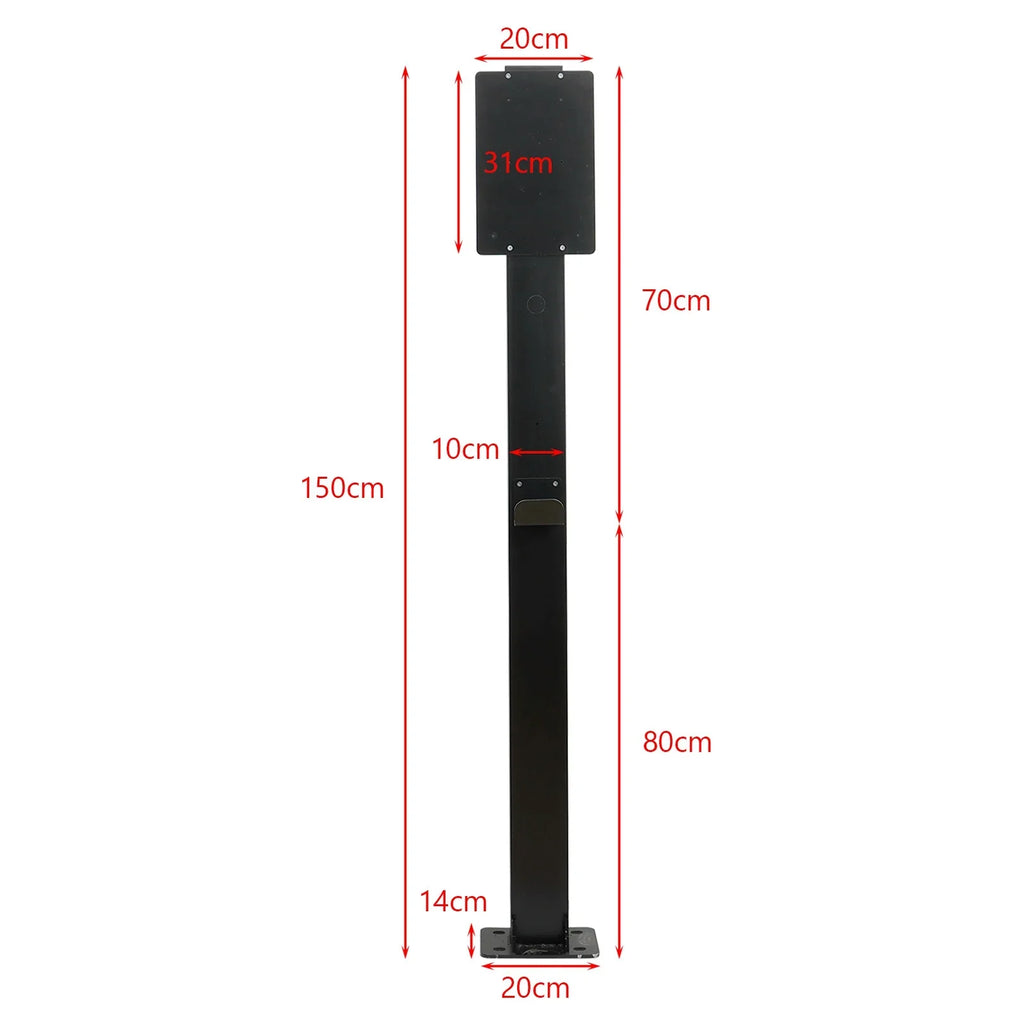 Pedestal Mounted  Charging Station  Charger Stand For Tesla Charging Station