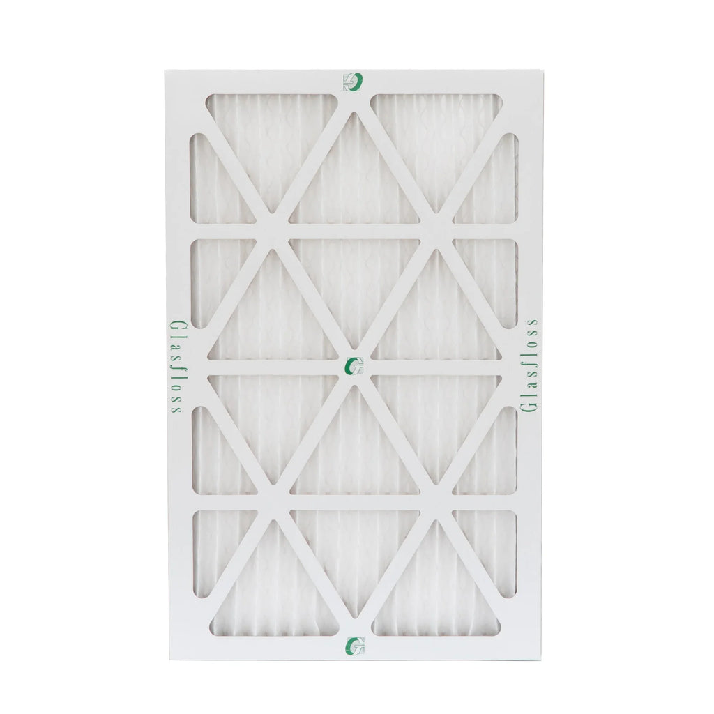 Glasfloss  14x25x1  10 Pleated  Furnace Air Filters. Box of 4. Exact Size: 13-1/2 x 24-1/2 x 7/8