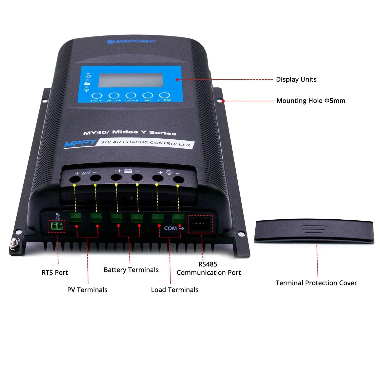 ACOPower Solar Power 50 Amp  Charge Controller