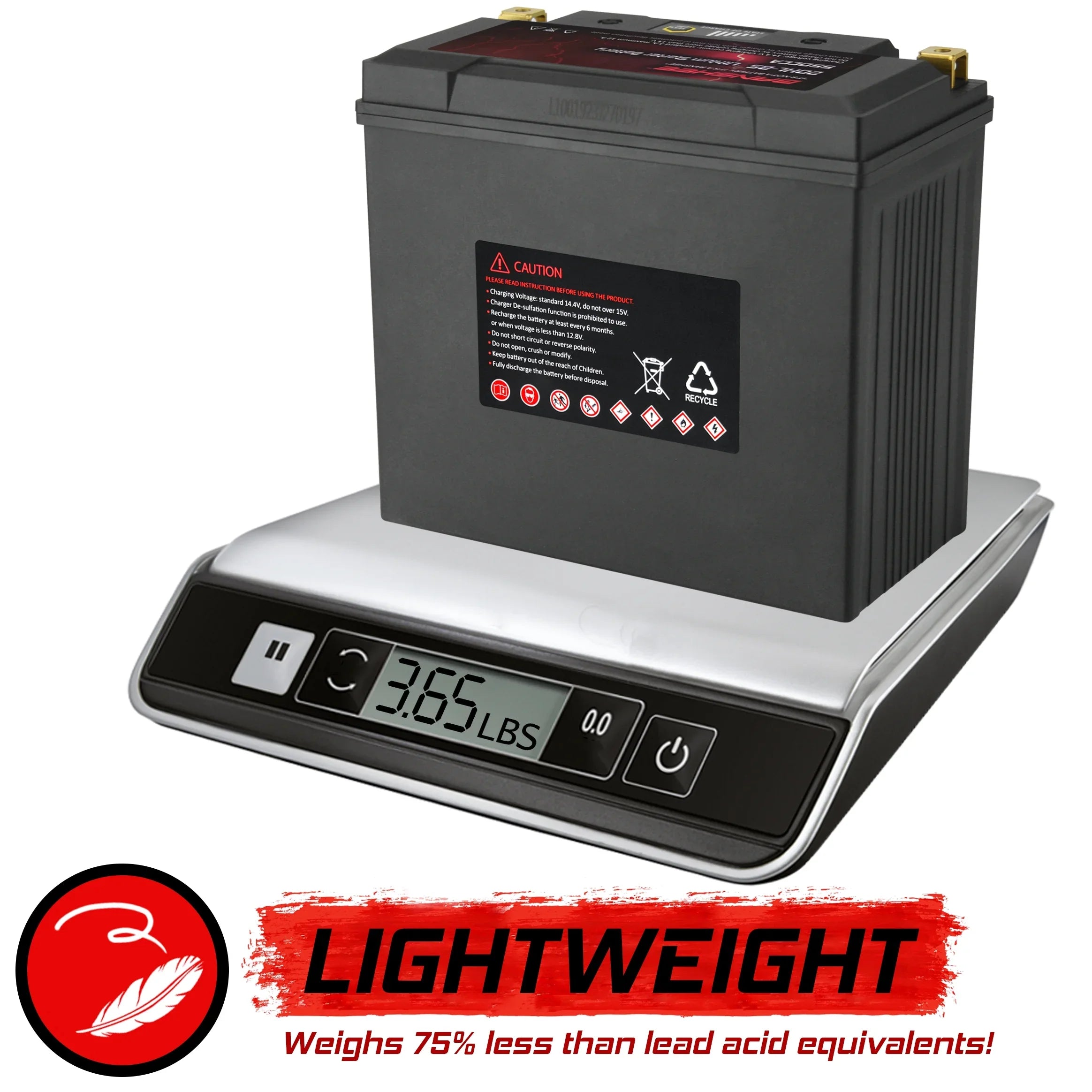 Banshee 20L- LiFePO4 Motorsports Battery Compatible with Yamaha FC1800B WaveRunner  Limited  2017 to 2020