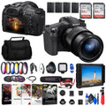 Sony Cyber-shot -RX10  Digital Camera + 4K Monitor + Rode VideoMic + More