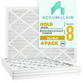 Accumulair Gold 14x18x1  8 Air Filter (4 Pack)