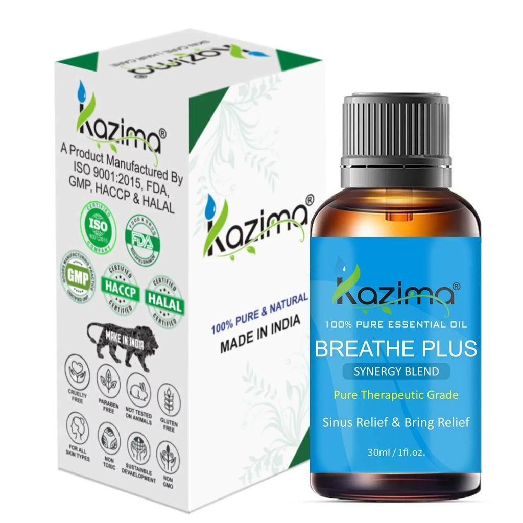 Kazima Breathe Plus Blend Essential Oil (30Ml) Pure Therapeutic Grade
