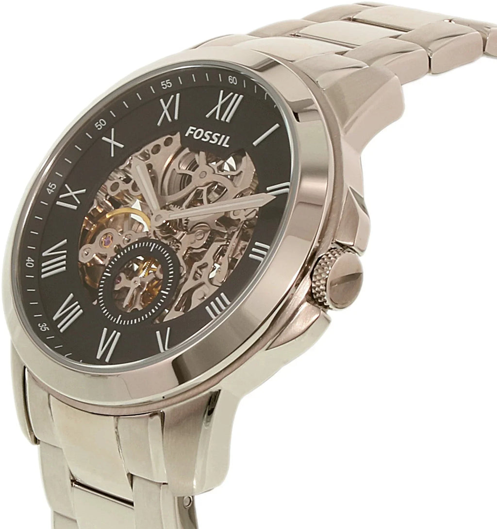 Fossil Men's Grant Watch Automatic Mineral Crystal ME3055