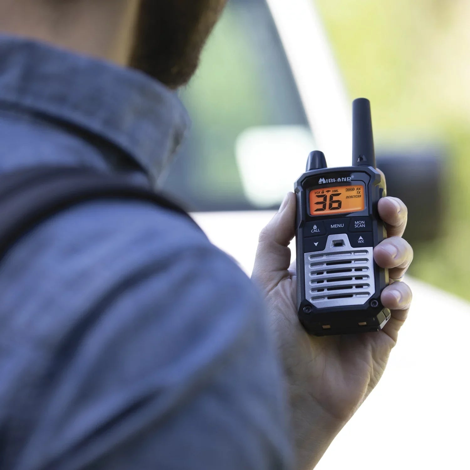 Midland T290VP4 X-  Long Range Walkie Talkie - Two Way Radio with  Weather Scan + Alert and 121 Privacy Codes