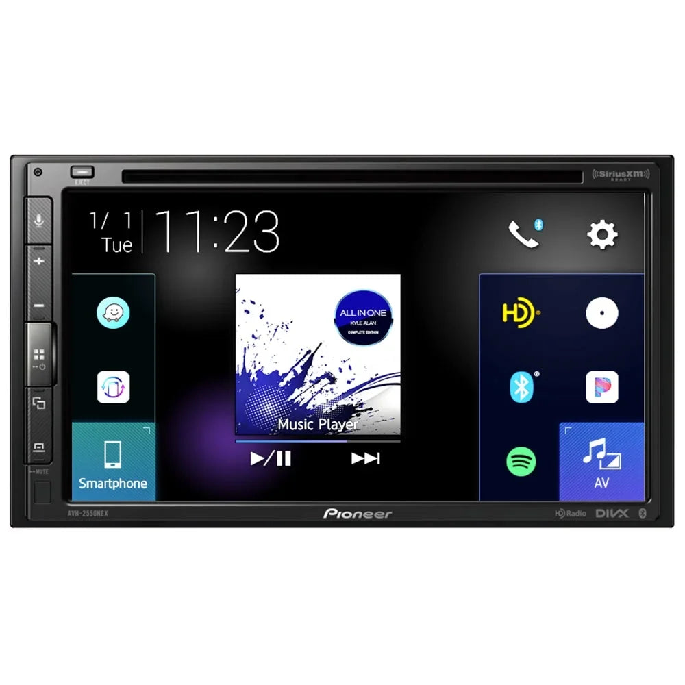 Pioneer -2550NEX Multimedia Receiver Apple CarPlay Free Backup Camera