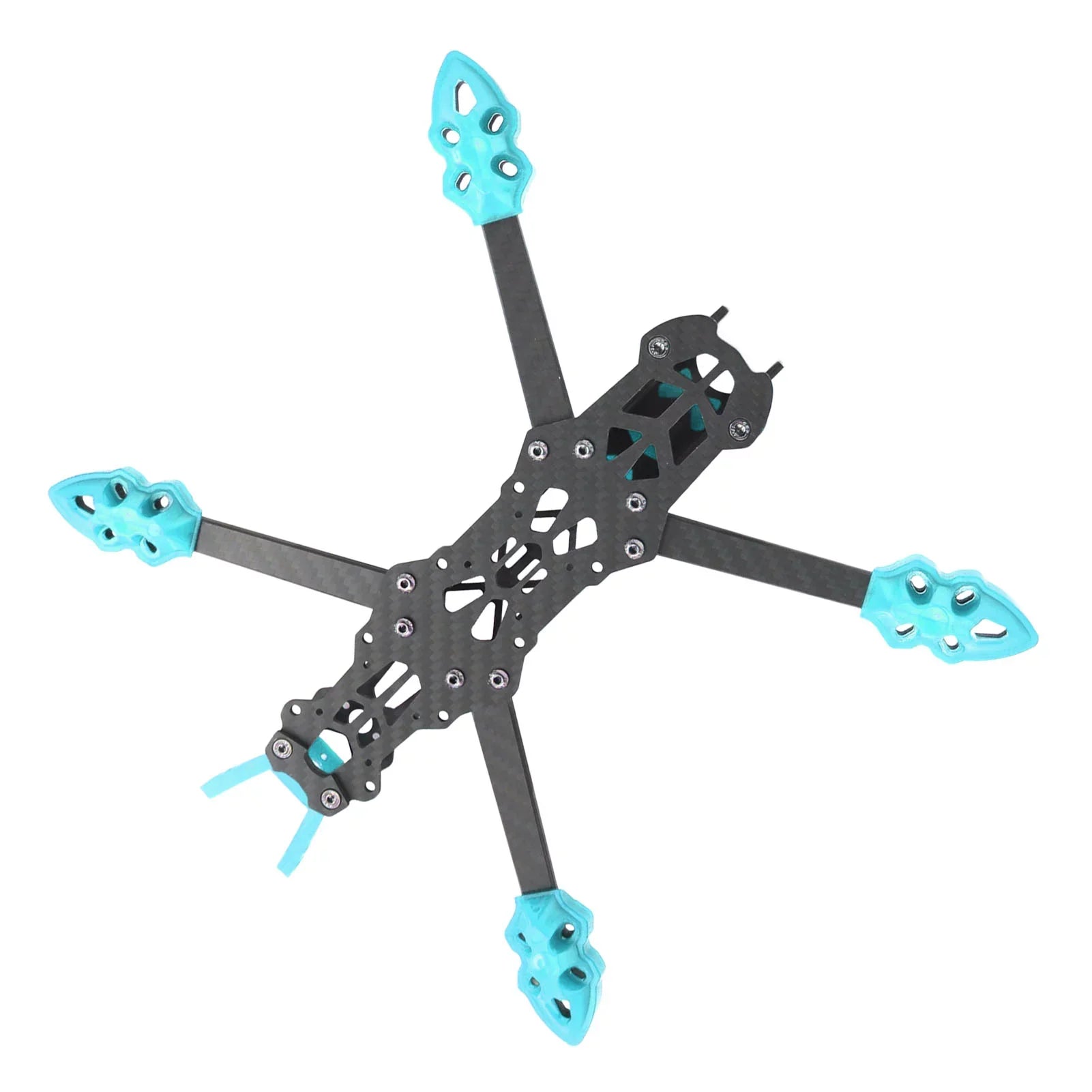 Buumin  Racing Drone Frame Professional 225mm Wheelbase Carbon Fiber Quadcopter Frame for  Drone Accessories Blue