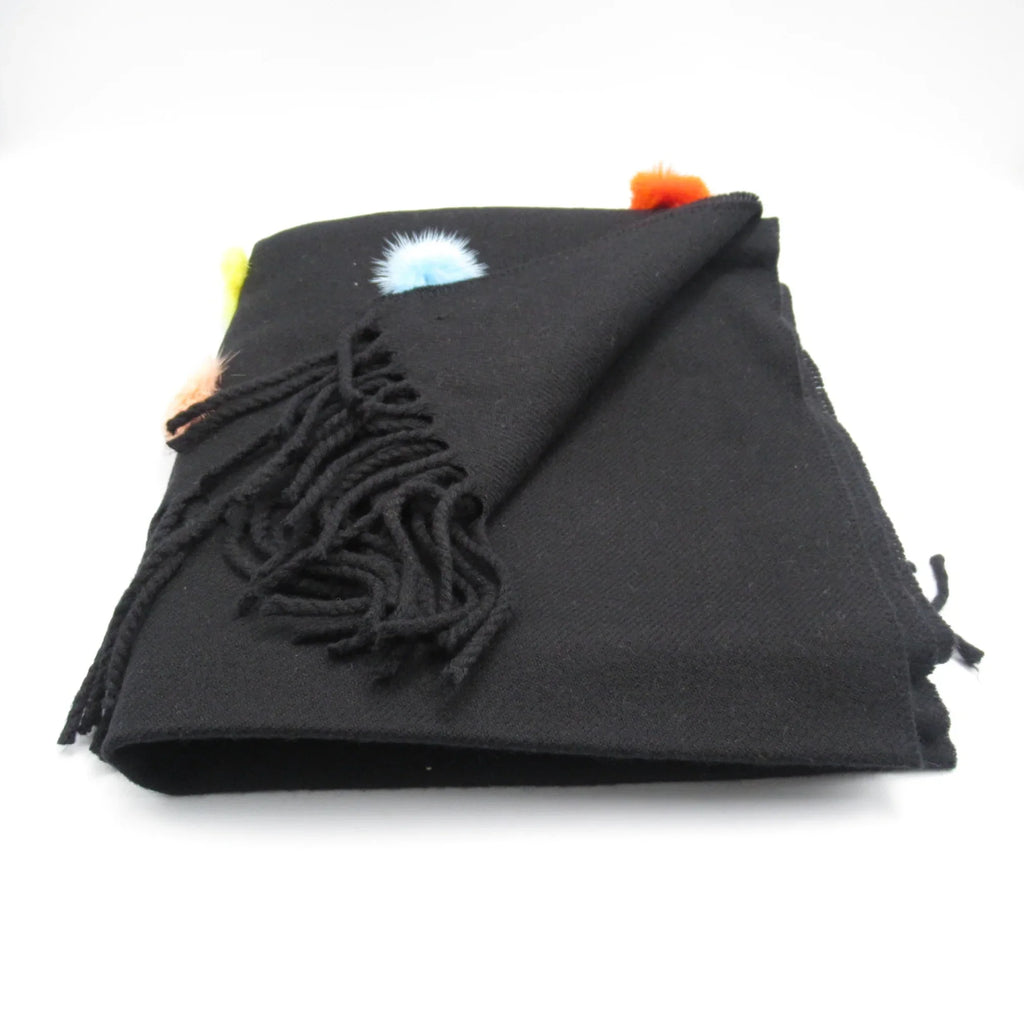 Pre-Owned  Scarf Black FXT32150IF0QA1 (Like New)