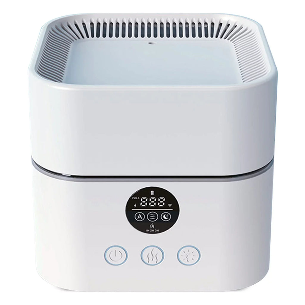 Purifier For Home Bedroom Portable Purifier Desktop  Cleaner | Humidifier | Aroma Diffuser With Color Night Light Humidifiers For Home Small Humidifier