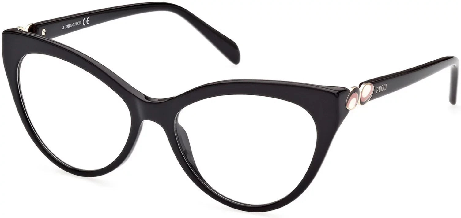 Eyeglasses Emilio Pucci  5196 001 Shiny Black /