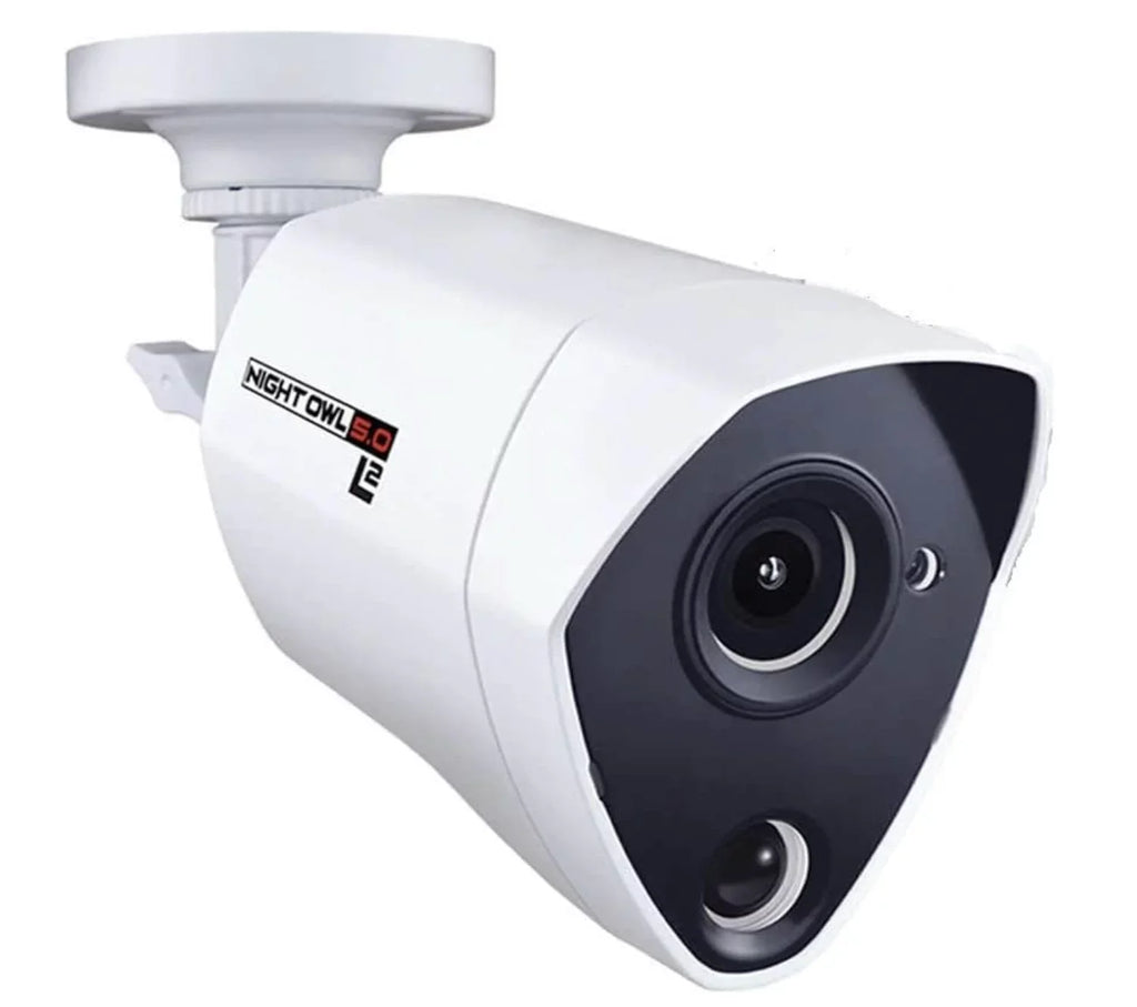 Pre-Owned Night Owl -PXHD50NW-- 5MP Bullet Wired Infrared Security Camera White (Fair)