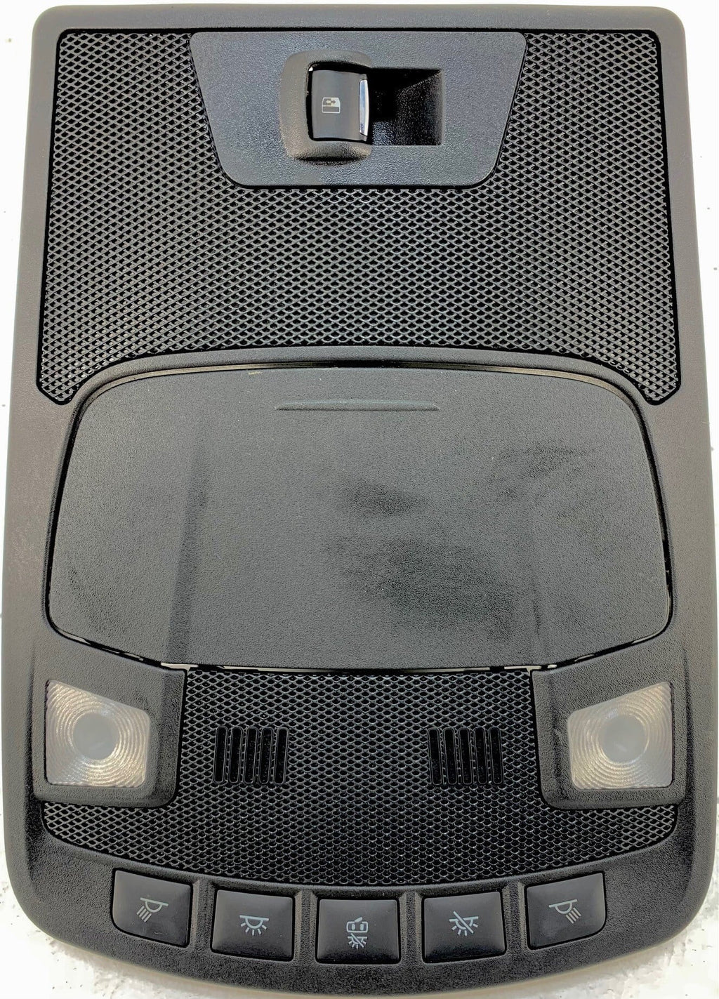 Pre-Owned 2015-2020 Ford F150 Overhead Roof Console w/ Power Sliding Rear Window Black  (Good)