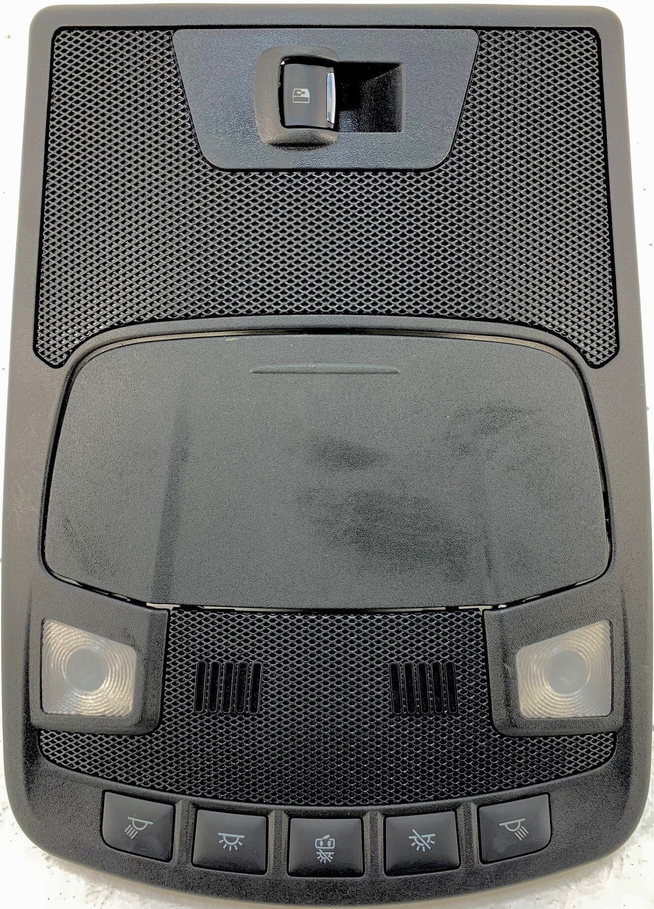 Pre-Owned 2015-2020 Ford F150 Overhead Roof Console w/ Power Sliding Rear Window Black  (Good)