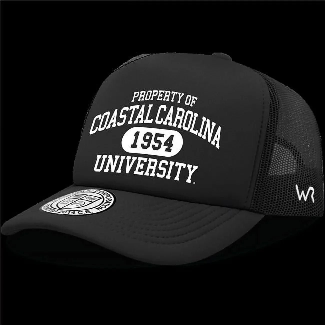 W Republic 1027-116- Coastal Carolina University Chanticleers Property of College Caps, Black