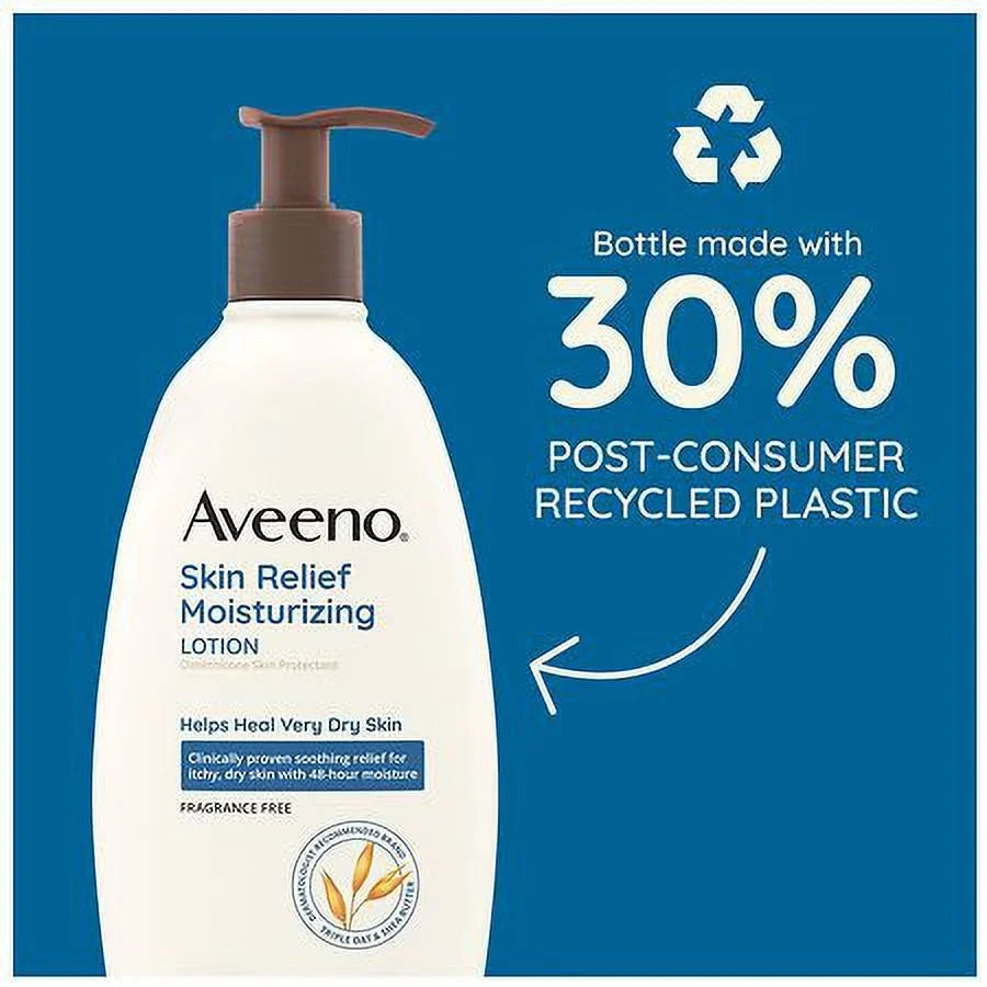 Aveeno Skin Relief Moisturizing Lotion for Very Dry Skin Fragrance-Free 33.0 fl oz