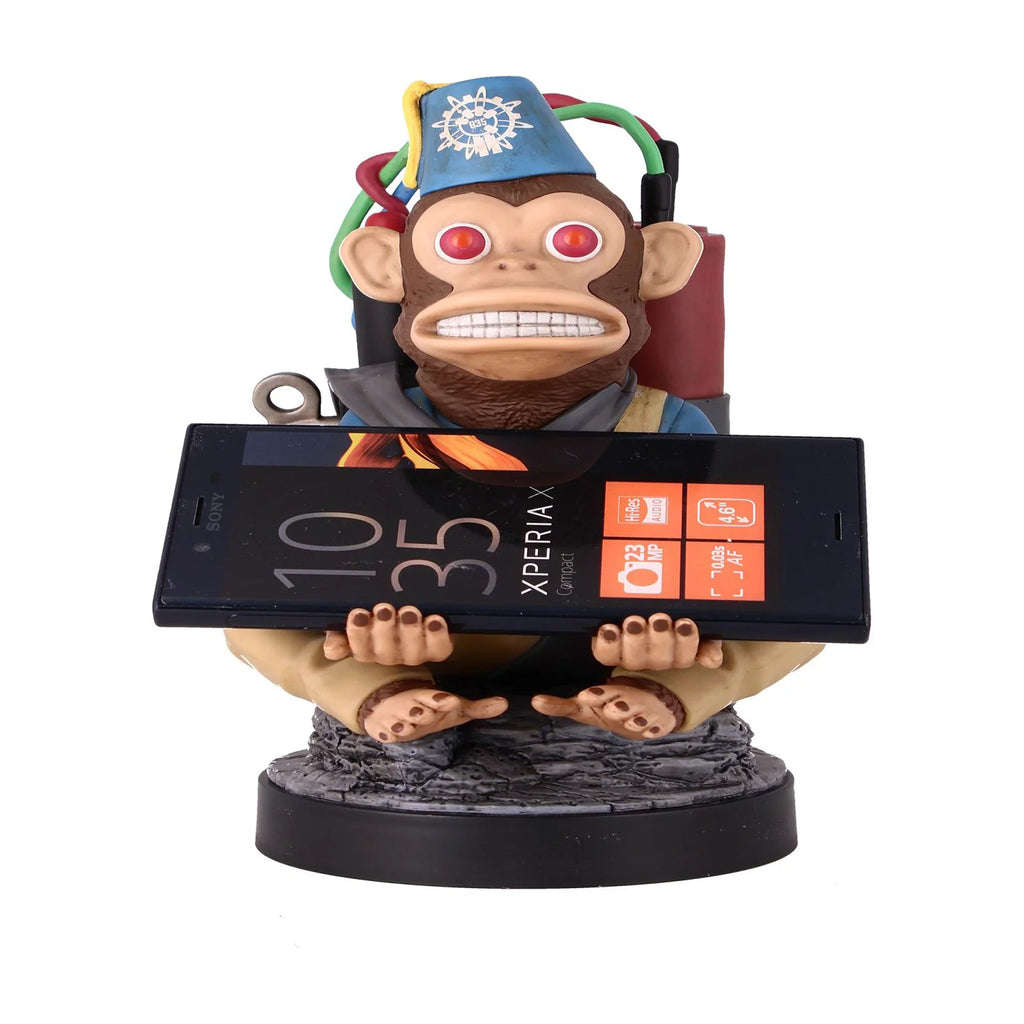 Exquisite Gaming: Call of Duty: Monkeybomb - Original Mobile Phone & Gaming Controller Holder, Device Stand, Cable Guys, Licensed Figure