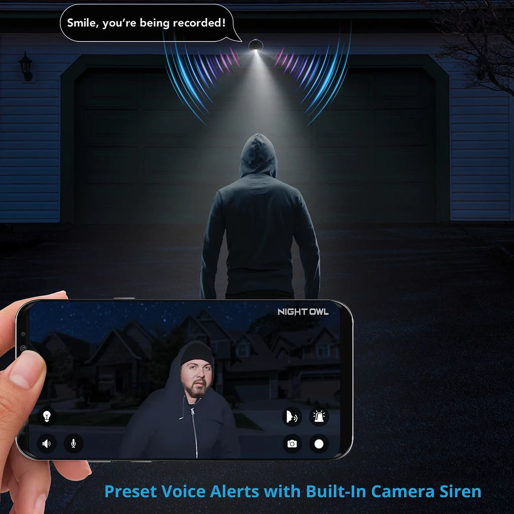 Night Owl Wi-Fi  1080p  Spotlight Surveillance Bullet Cameras