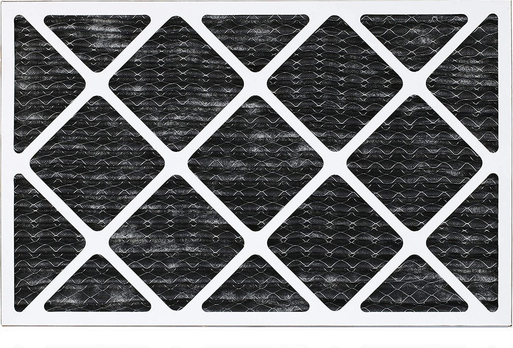 Filterbuy 24x30x1  8 Odor Eliminator Pleated   Furnace Air Filters with Activated Carbon (12-Pack)