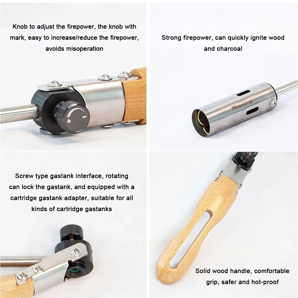 Apexeon Portable Burner, Folding Gas Torch for Camping and Picnic