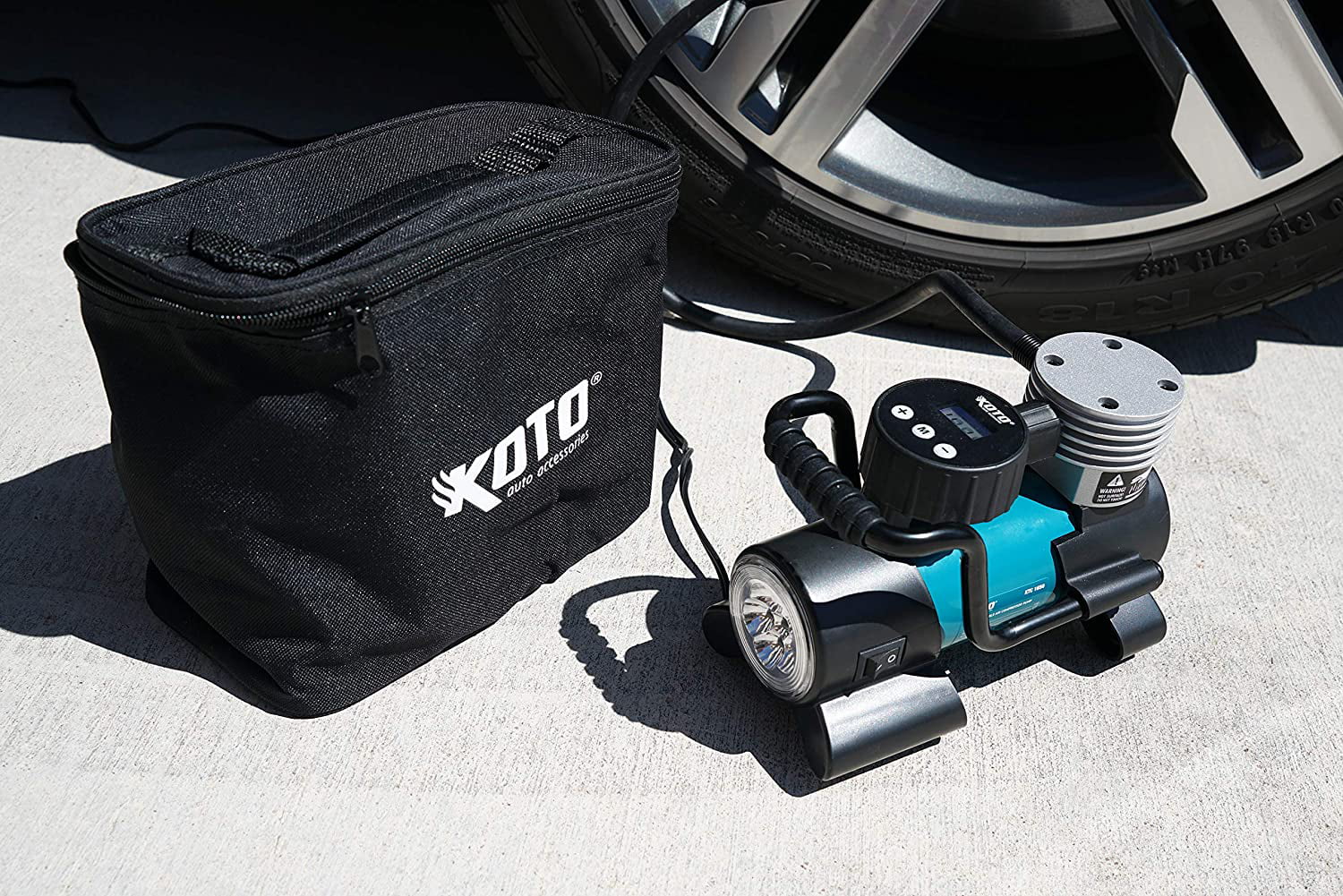 Koto 12V  Air Compressor Pump, Digital Tire Inflator