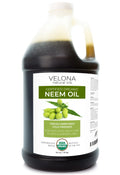 Velona Neem Oil  Certified Organic - 64 oz | 100% Pure and Natural Carrier Oil | Virgin, Unrefined, Cold Pressed | Hair, Body and Skin Care | Use Today - Enjoy Results