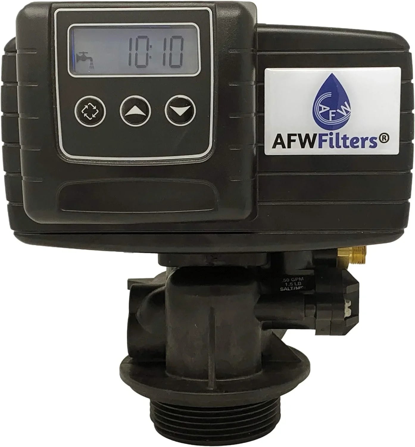 Pro 2 Combination water softener iron filter Fleck 5600SXT digital metered valve for whole house 40,000 Grains, Almond