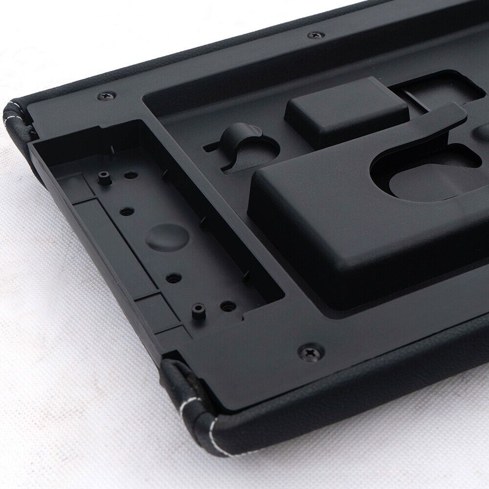 Teledu Center Console Arm Rest Lid Cover Fit For F150 2009-2014 Ford F-150 Black New