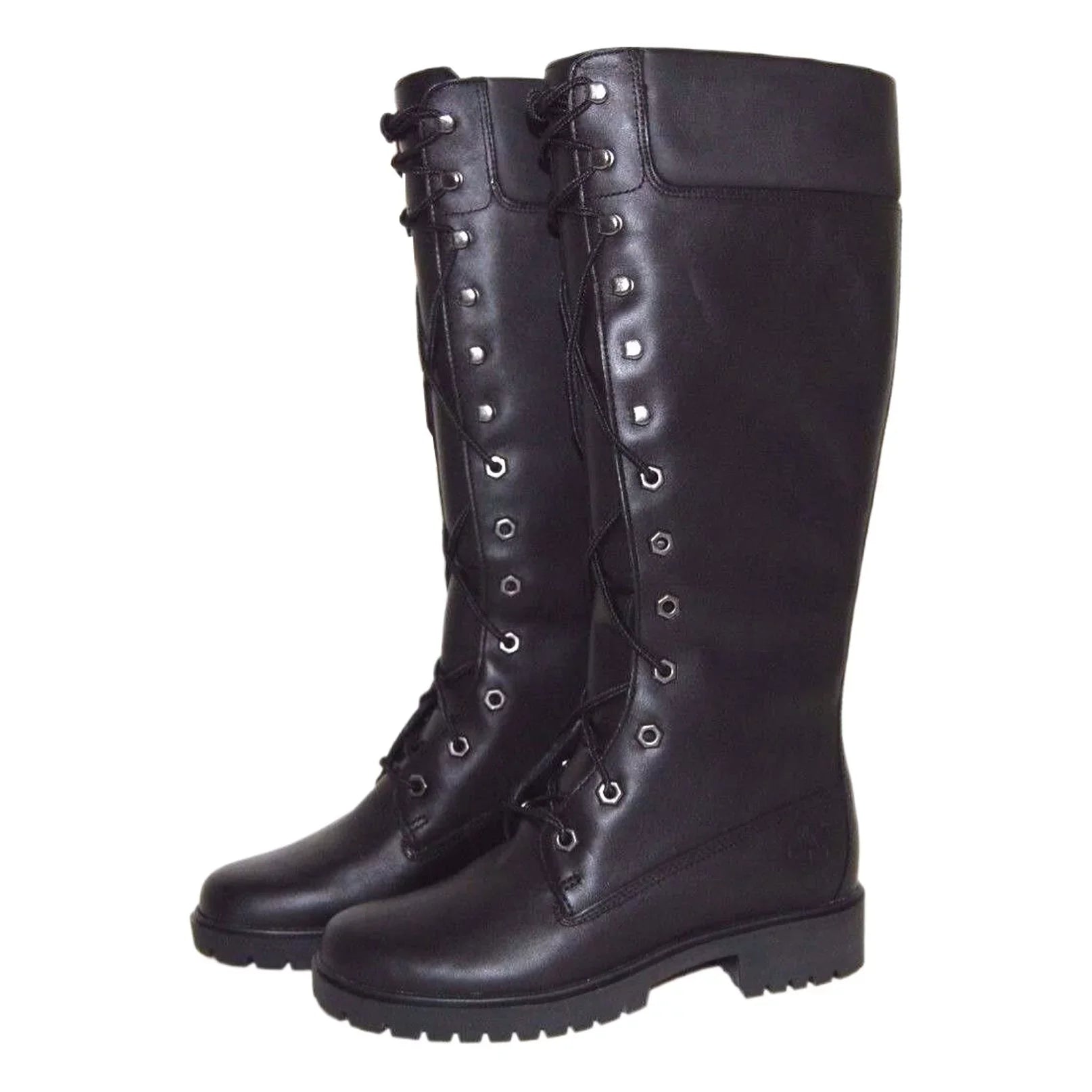Timberland Women Premium 14 Inch Black Medium Leather Boot 28398  Size 5