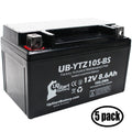 5-Pack UpStart Battery Replacement for 2010 Yamaha Maxam 250CC Factory Activated, Maintenance Free, Scooter Battery - 12V, 8.6Ah, -YTZ10S-