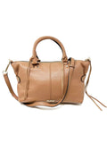 Rebecca Minkoff Moto Almond Brown Leather Satchel Ladies Tote Purse HF16LMOS26
