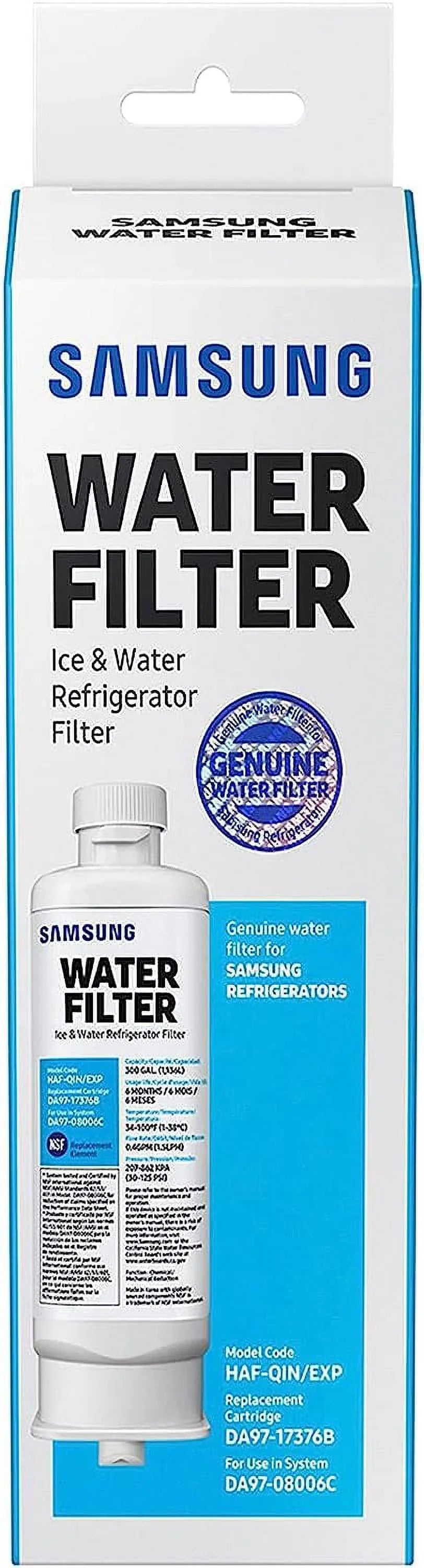 DA97-17376B -, DA9717376B -/ Refrigerator Water Filter RF23M8070SG Pack of 6
