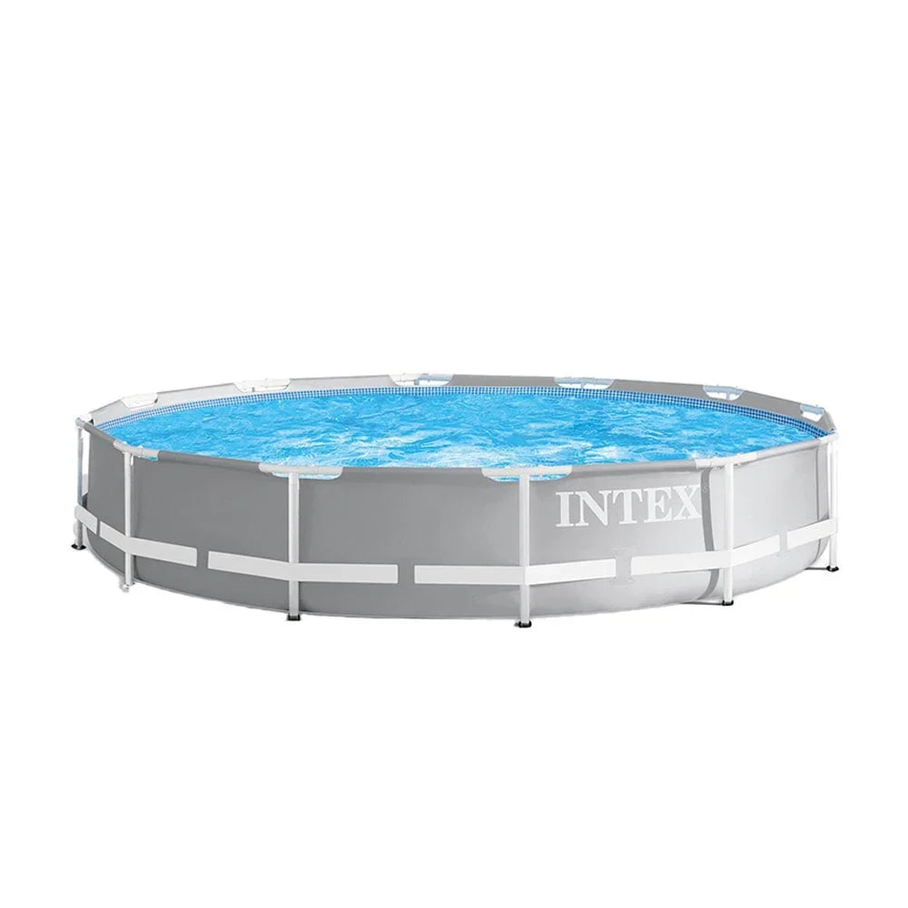 Intex 12 Foot x 30 Inches Pool with Intex 530  Pool Cartridge Filter Pump