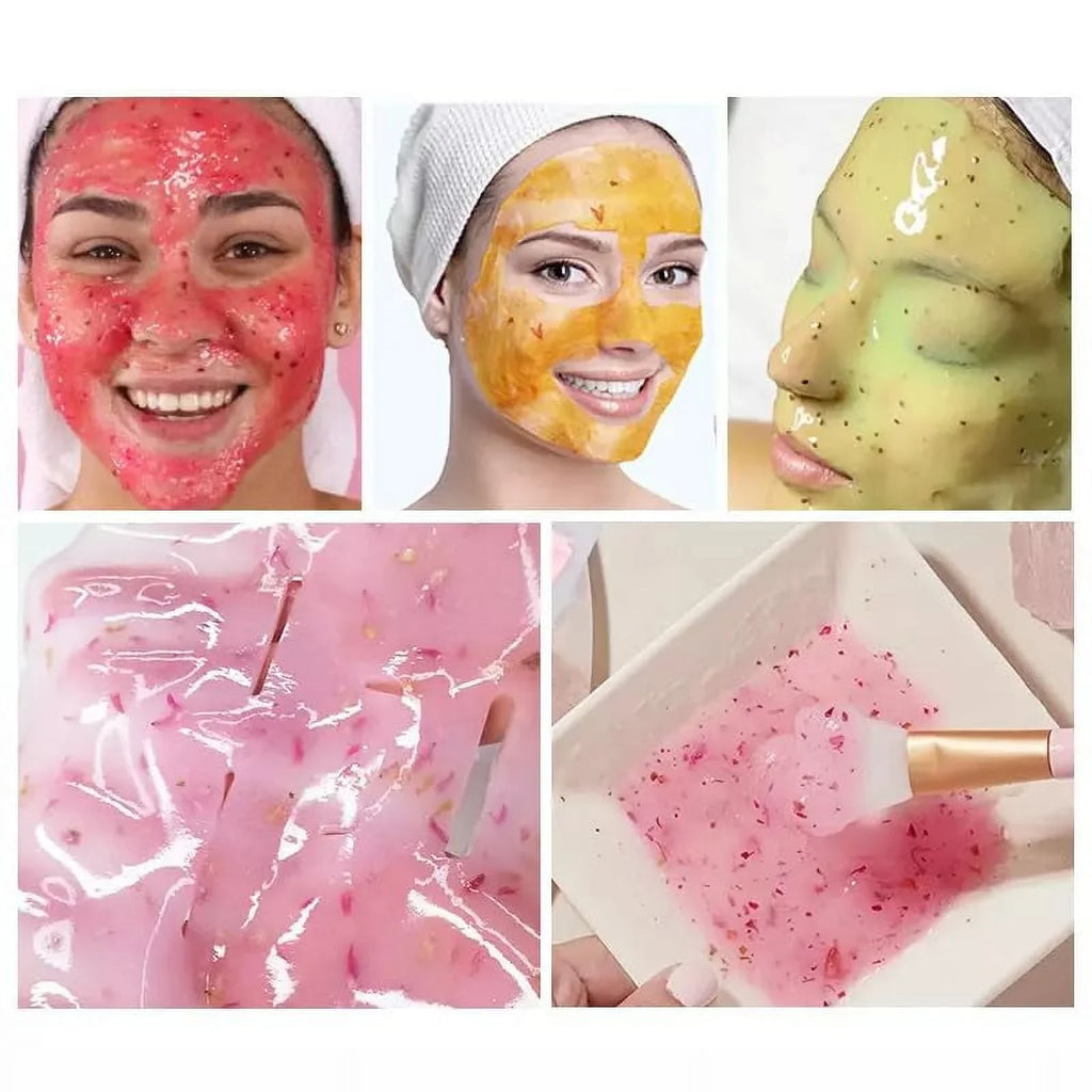 Luminous Skin Lab Hyaluronic Acid Jelly Mask,  Professional Pack Peel off Facial Mask - Anti-Aging, Reducing Dark Spot & Natural Skin Treatment - Suitable for All Skin Types | 30 fl oz