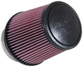 K&N Universal Clamp-On Air Filter: High Performance, Premium, Washable, Replacement Filter: Flange Diameter: 4 In, Filter Height: 6 In, Flange Length: 1.75 In, Shape: Round Tapered, -0850