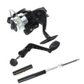 Mini Aluminum Pocket Pen Fishing Rod Pole + Reel