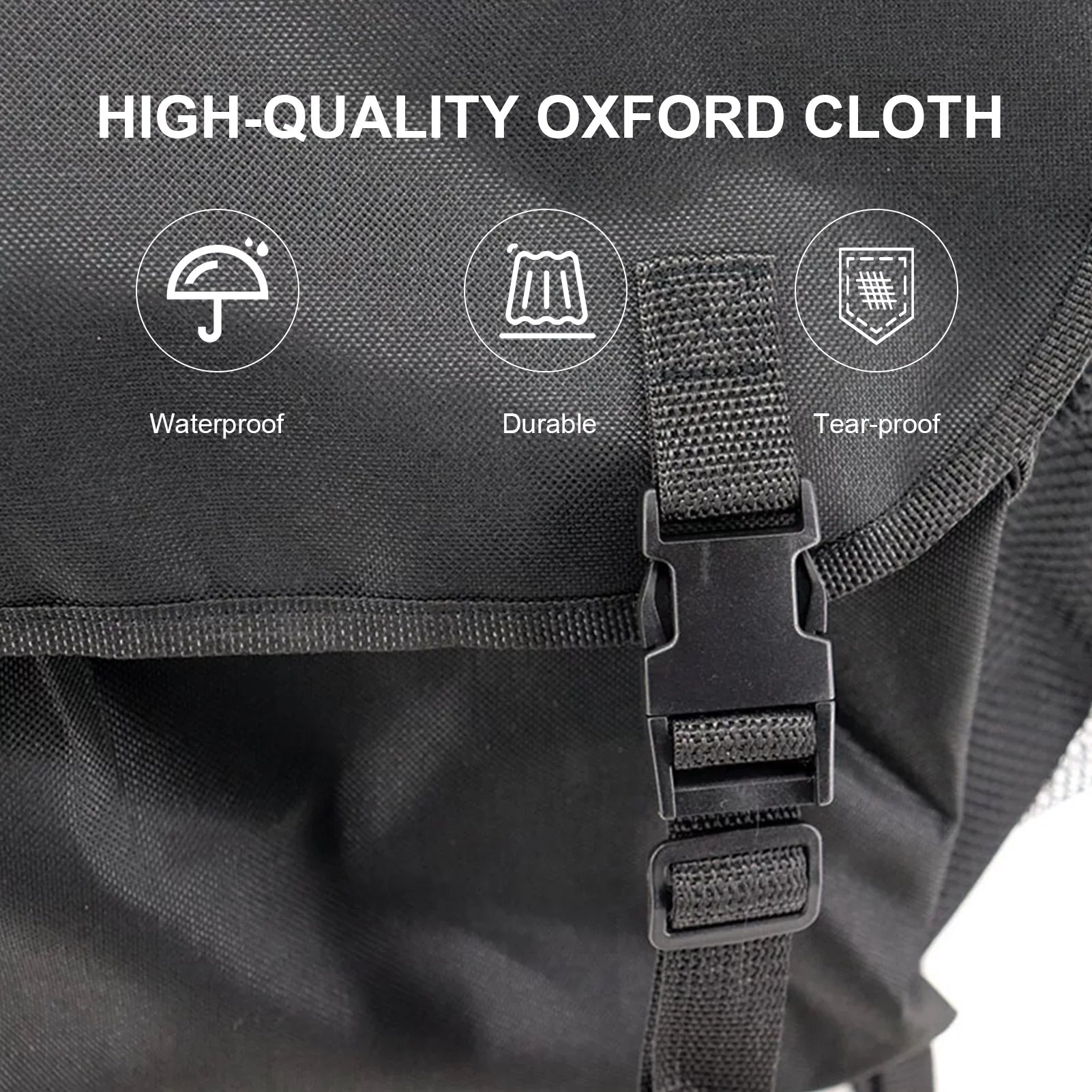 Multi-Pocket Spare Tire Trash Bag - Car Backpack Cargo Storage and Gear Organizer for Camping and Off-Road Travel