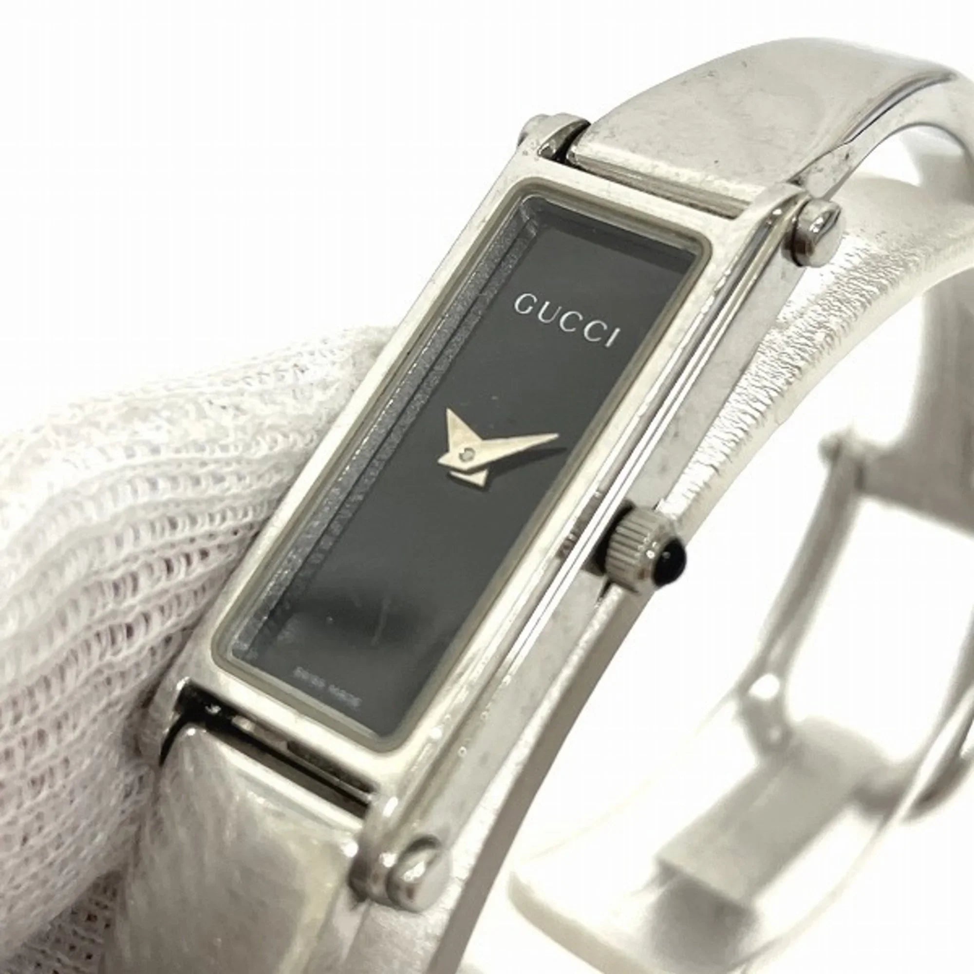 Pre-Owned  1500L Black Quartz Watch Ladies (Good)