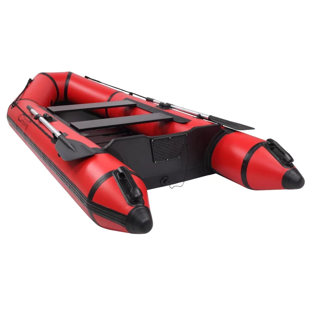 Camping Survivals 10ft  330kg Water Adult Assault Boat Red Black