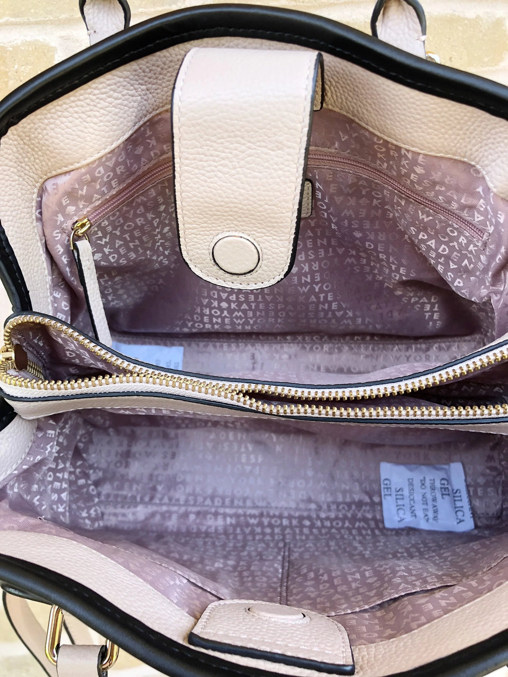 Kate Spade Ward Place Evangelie Satchel Bag Rose Cloud Beige Tassel