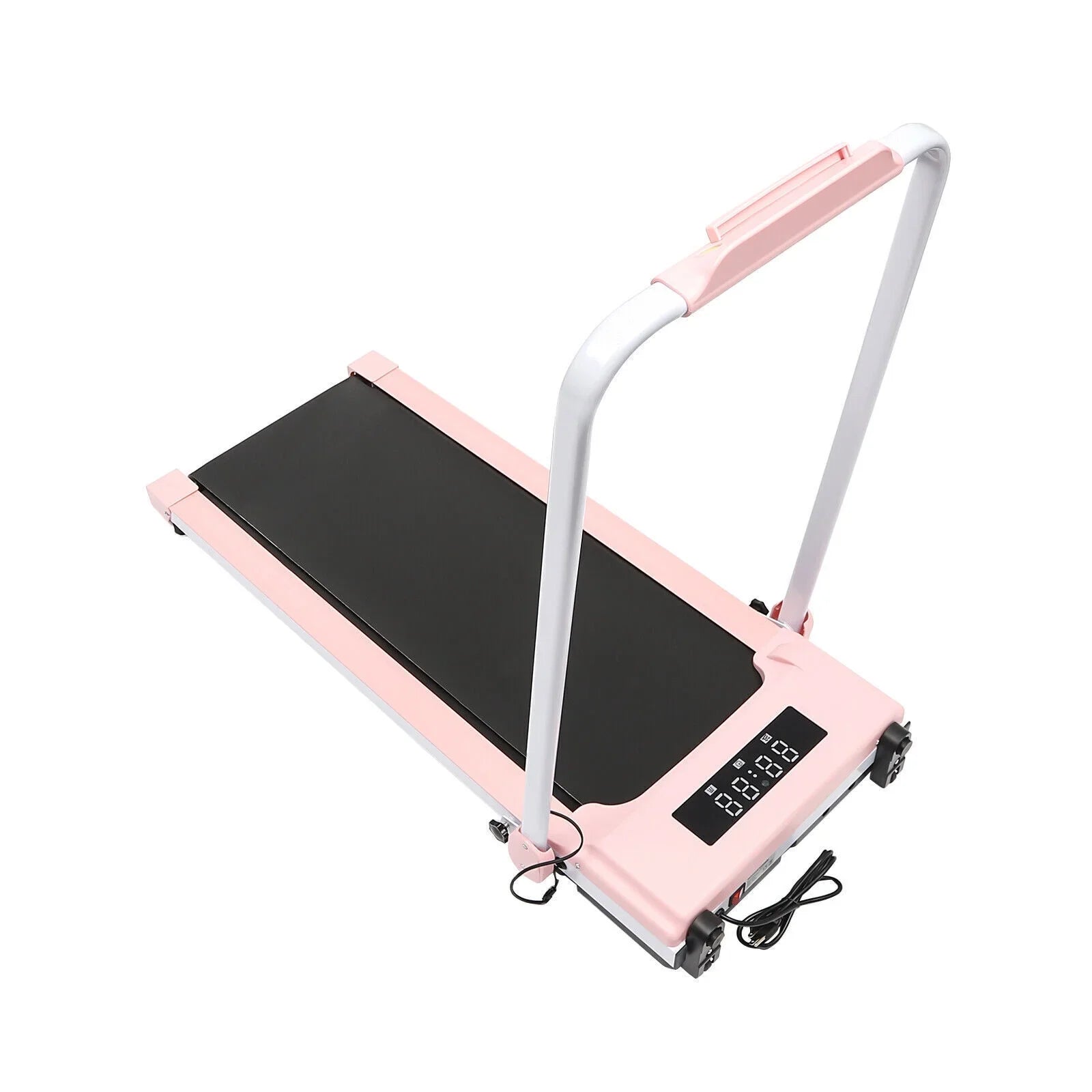 Fichiouy Folding Compact Treadmill with Remote Control  Display 220 lbs Capacity for Small Space