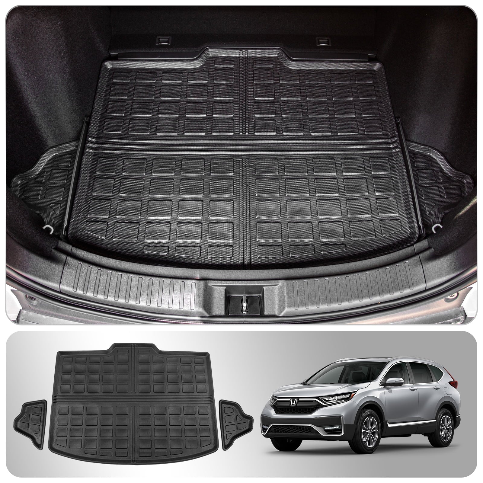 Fit 2023 2024 Honda  Trunk Mat Cargo Liner  All Weather Trunk Liner 2023 -V Fuel Accessories Non-Hybrid