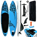 Inflatable Paddleboard Set 126"x29.9"x5.9" Blue