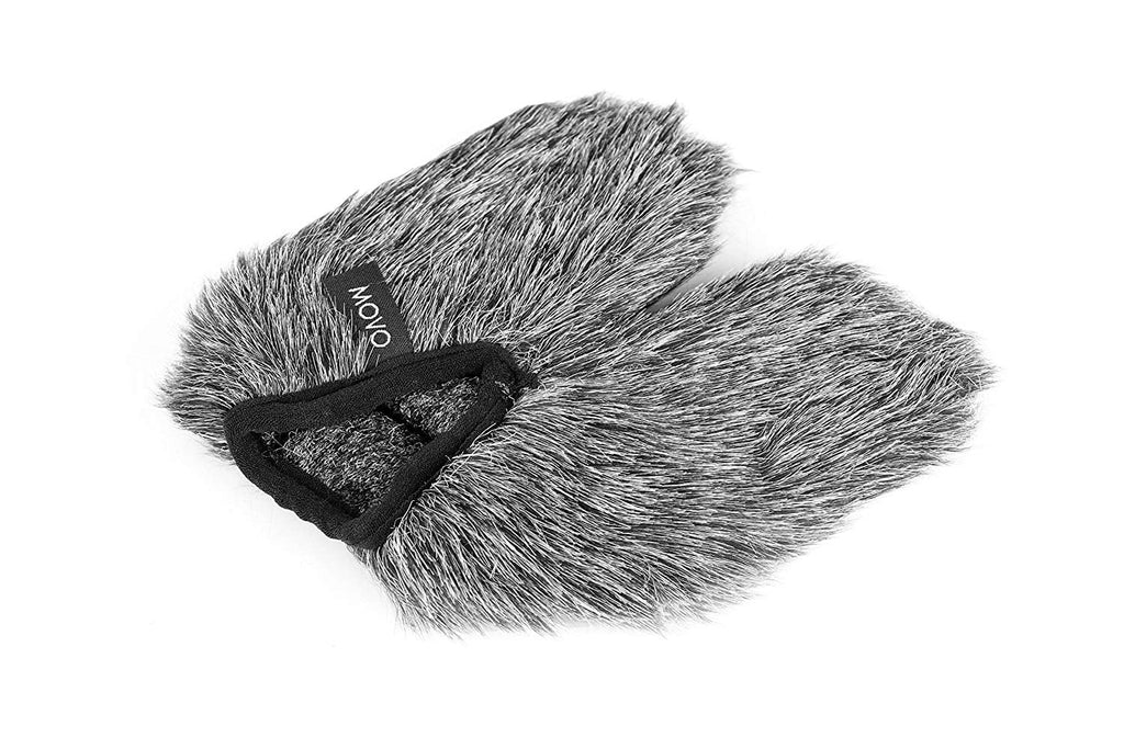 Movo -SM440 Furry Outdoor Microphone Windscreen Muff Custom Fit for Sennheiser  440 Compact Stereo Shotgun Microphone